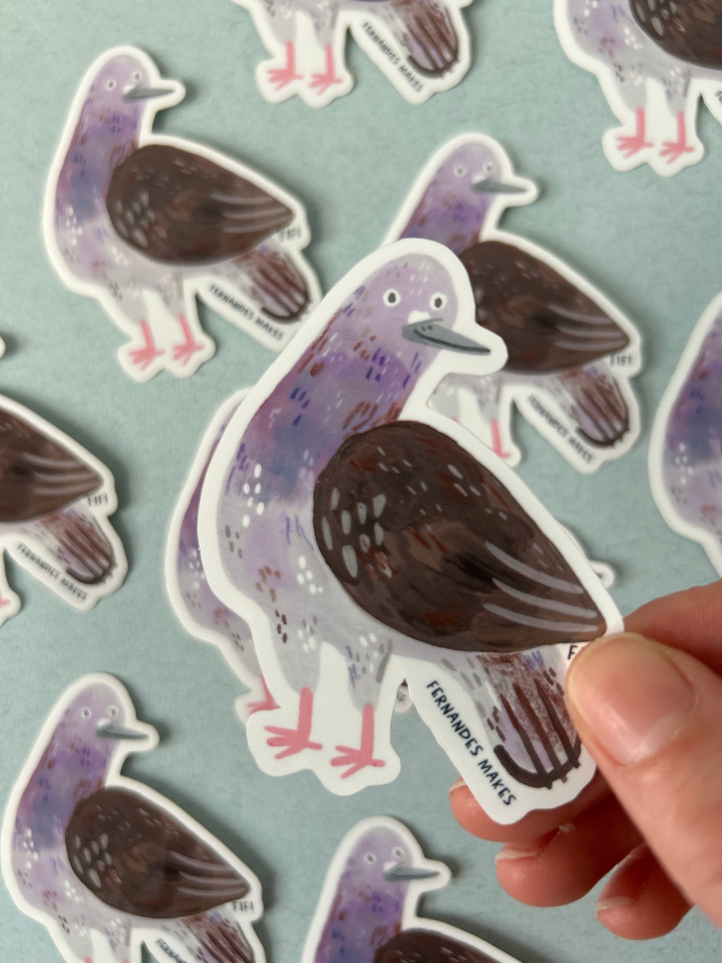 Pigeon Stickers VOL.3 (17 pigeons to choose from)