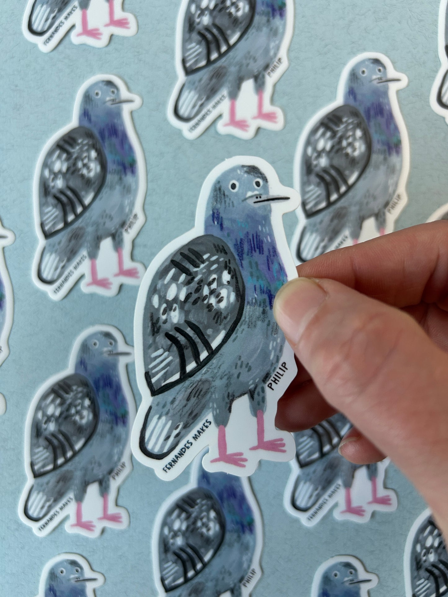 Pigeon Stickers VOL.3 (17 pigeons to choose from)