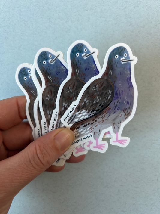 Pigeon Stickers VOL.3 (17 pigeons to choose from)
