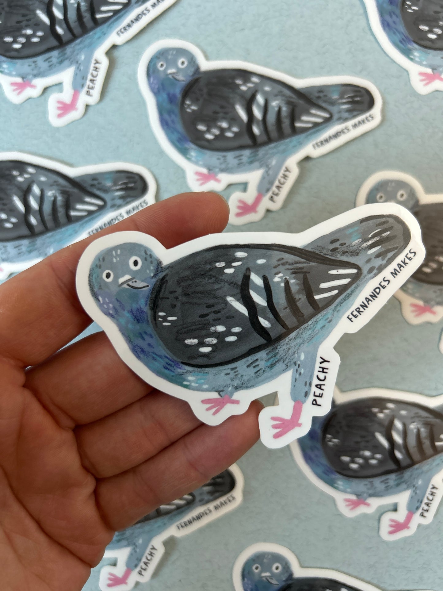 Pigeon Stickers VOL.3 (17 pigeons to choose from)