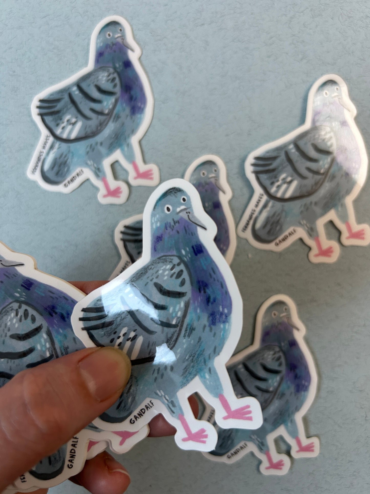 Pigeon Stickers VOL.3 (17 pigeons to choose from)