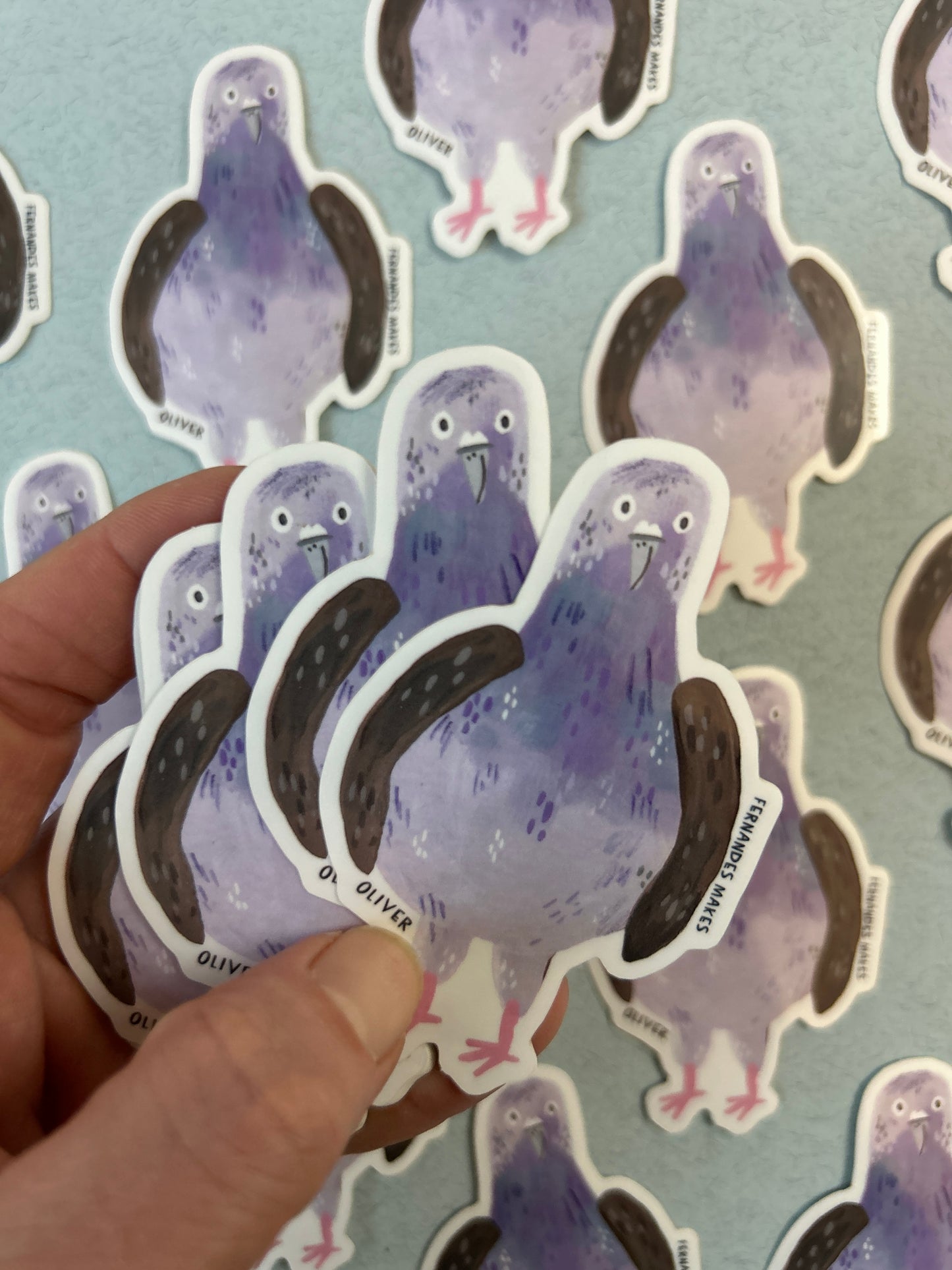 Pigeon Stickers VOL.3 (17 pigeons to choose from)
