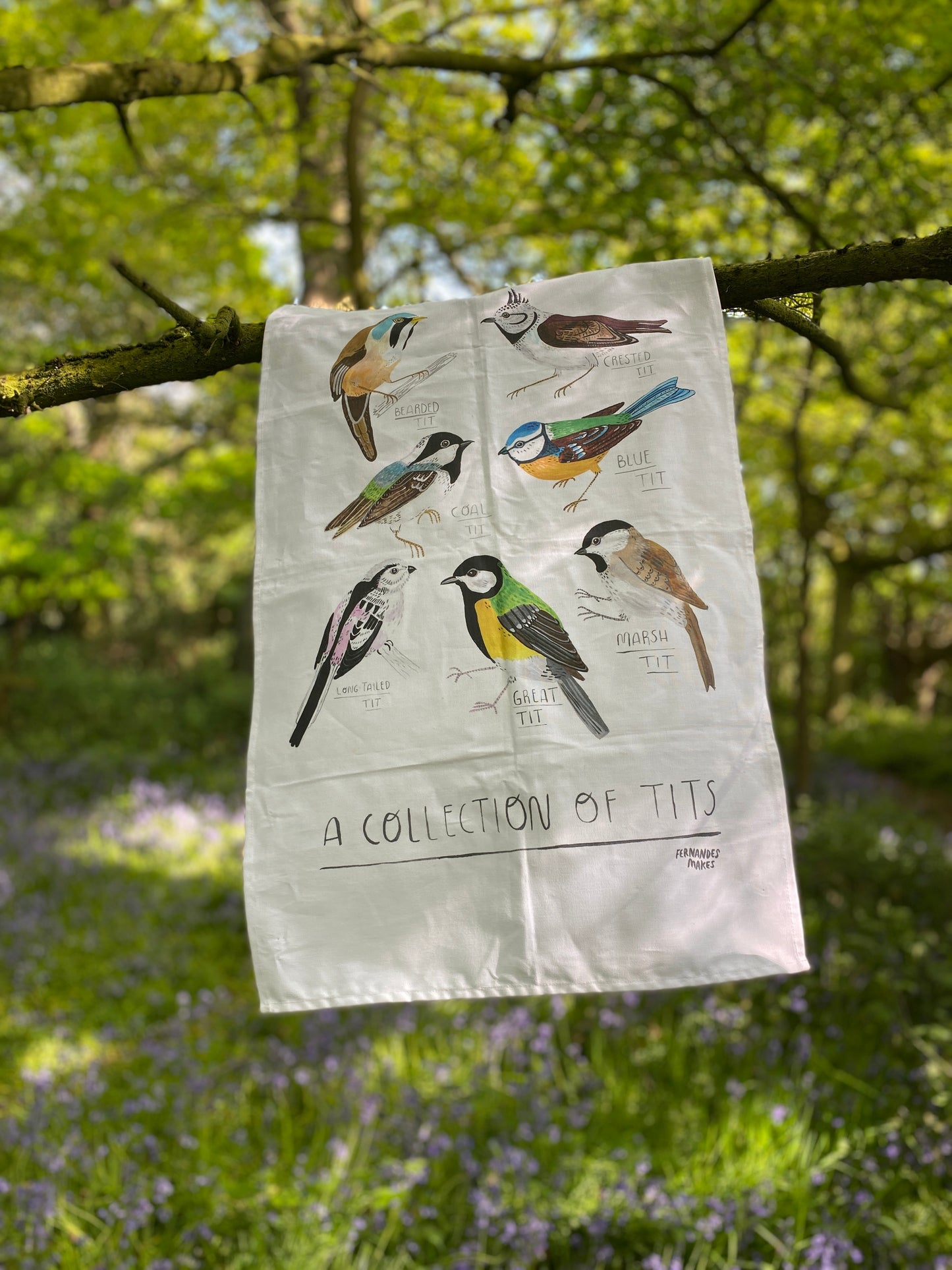 Collection of Tits Tea Towel by Fernandes Makes