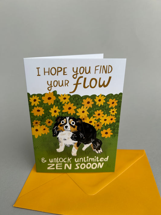Find Your Flow Greeting Card