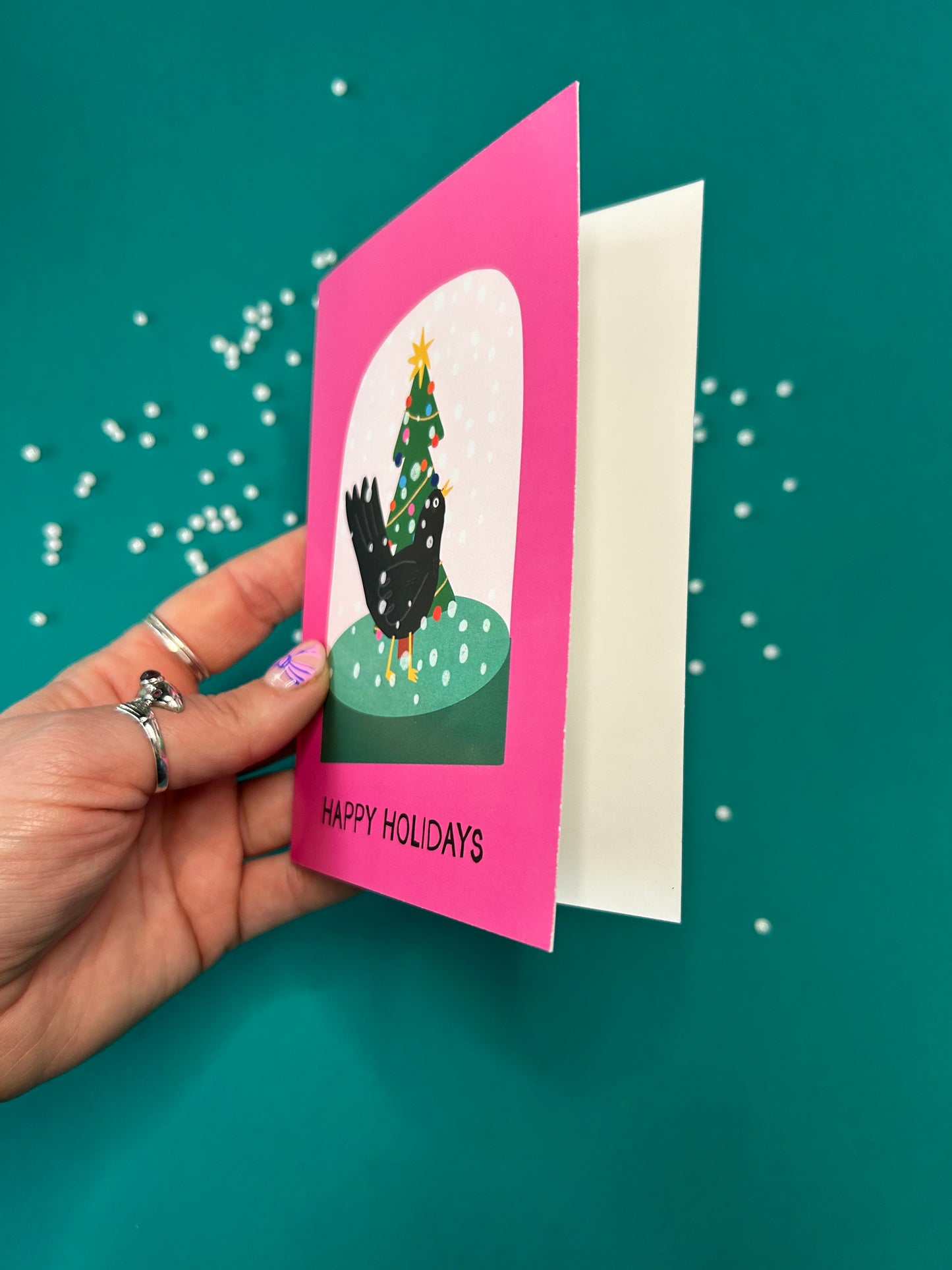 Mini Festive Card by Fernandes Makes