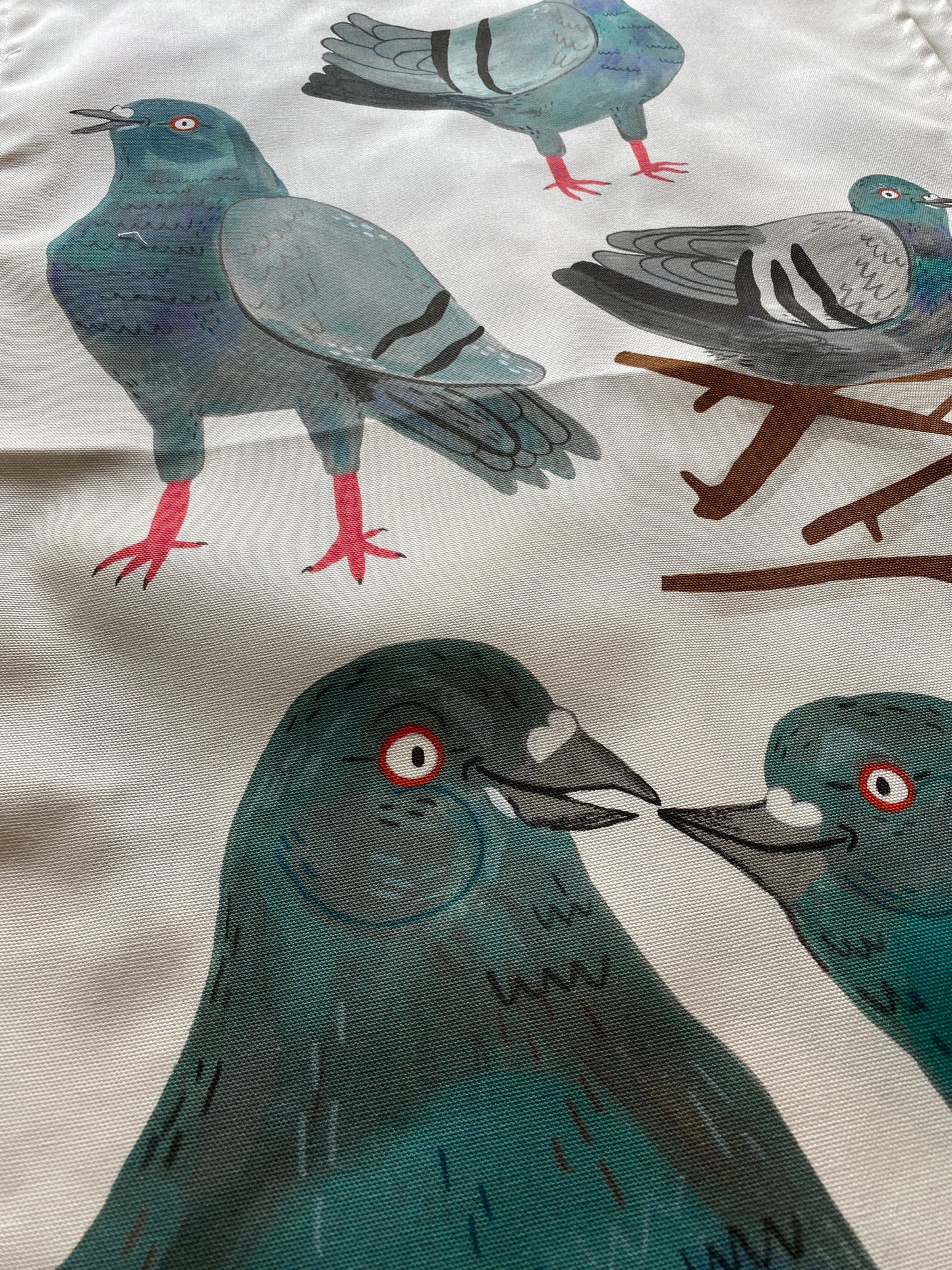 Pigeon Tea Towel by Fernandes Makes