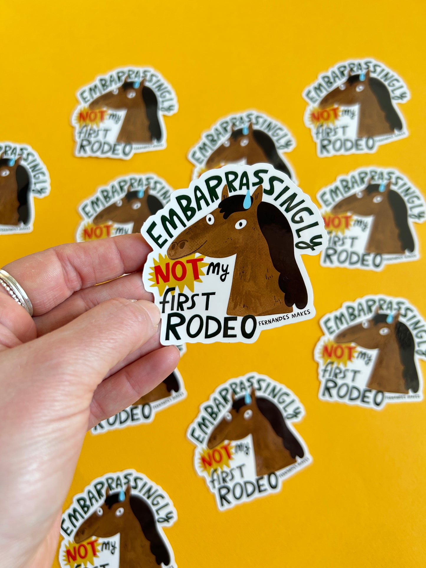 Not My First Rodeo Sticker