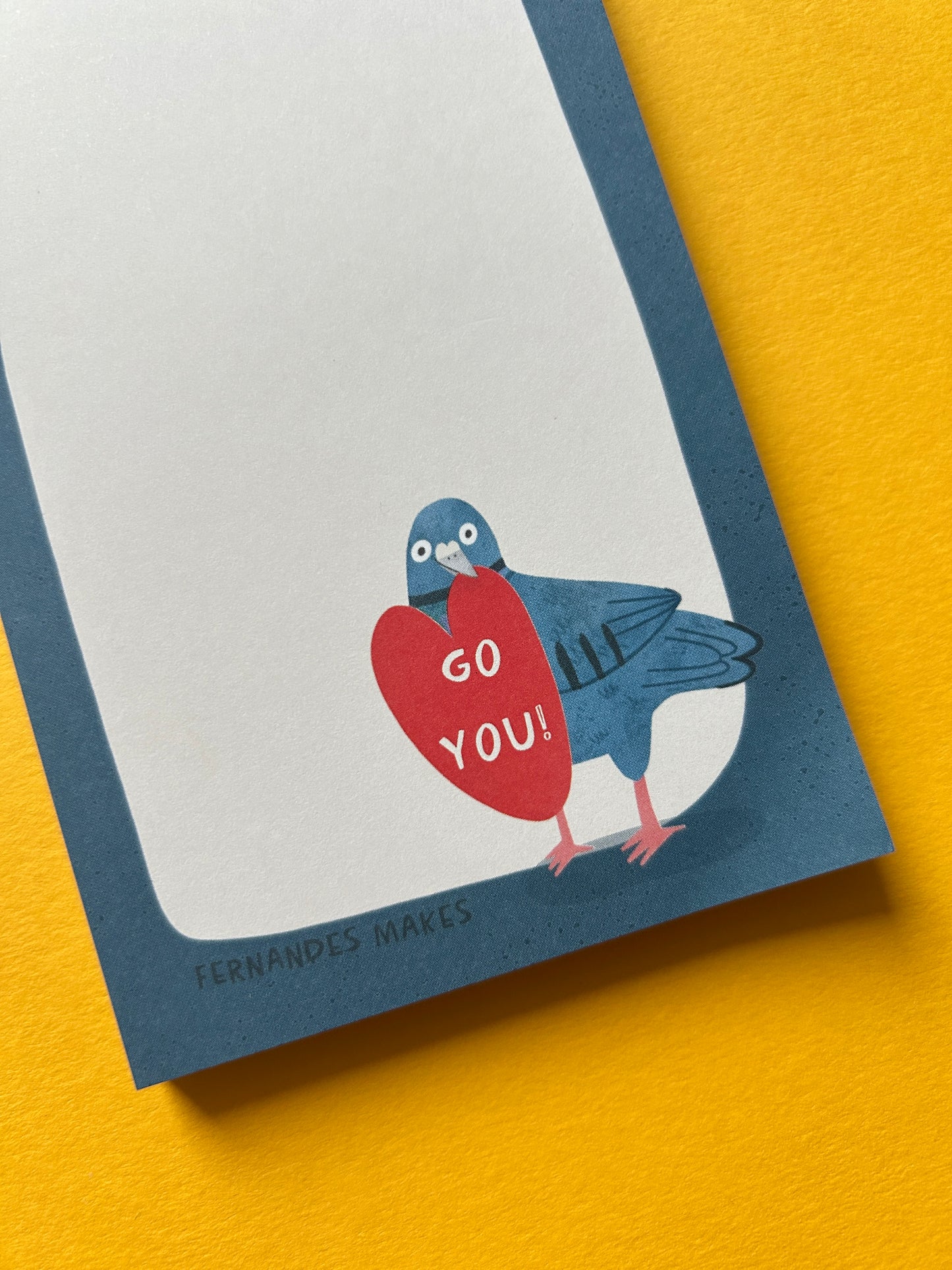 Go You! Pigeon DL Notepad