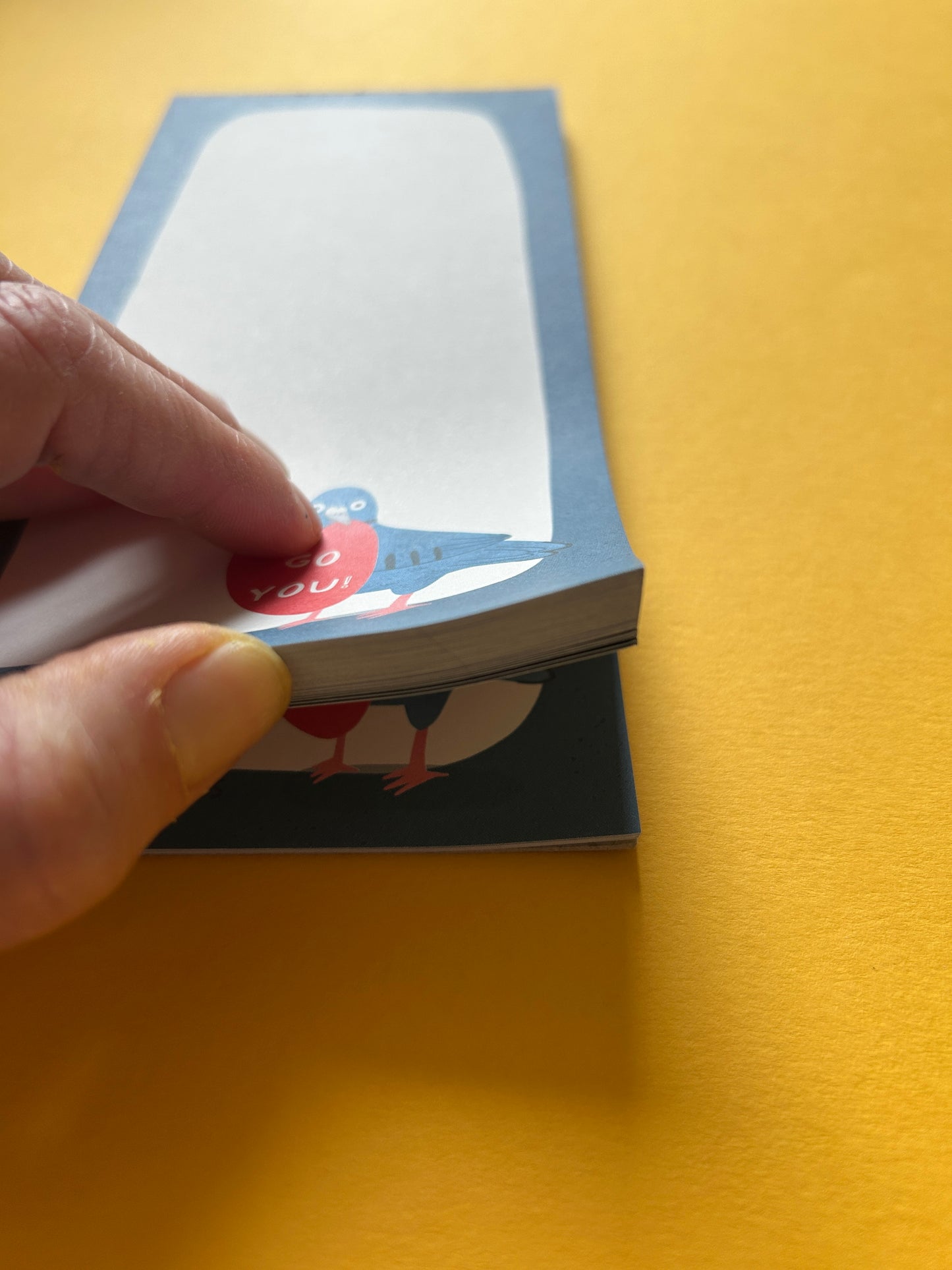 Go You! Pigeon DL Notepad