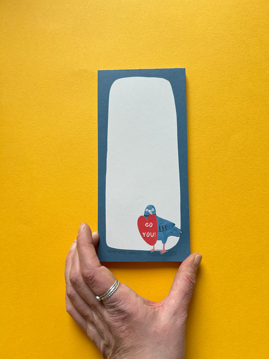 Go You! Pigeon DL Notepad