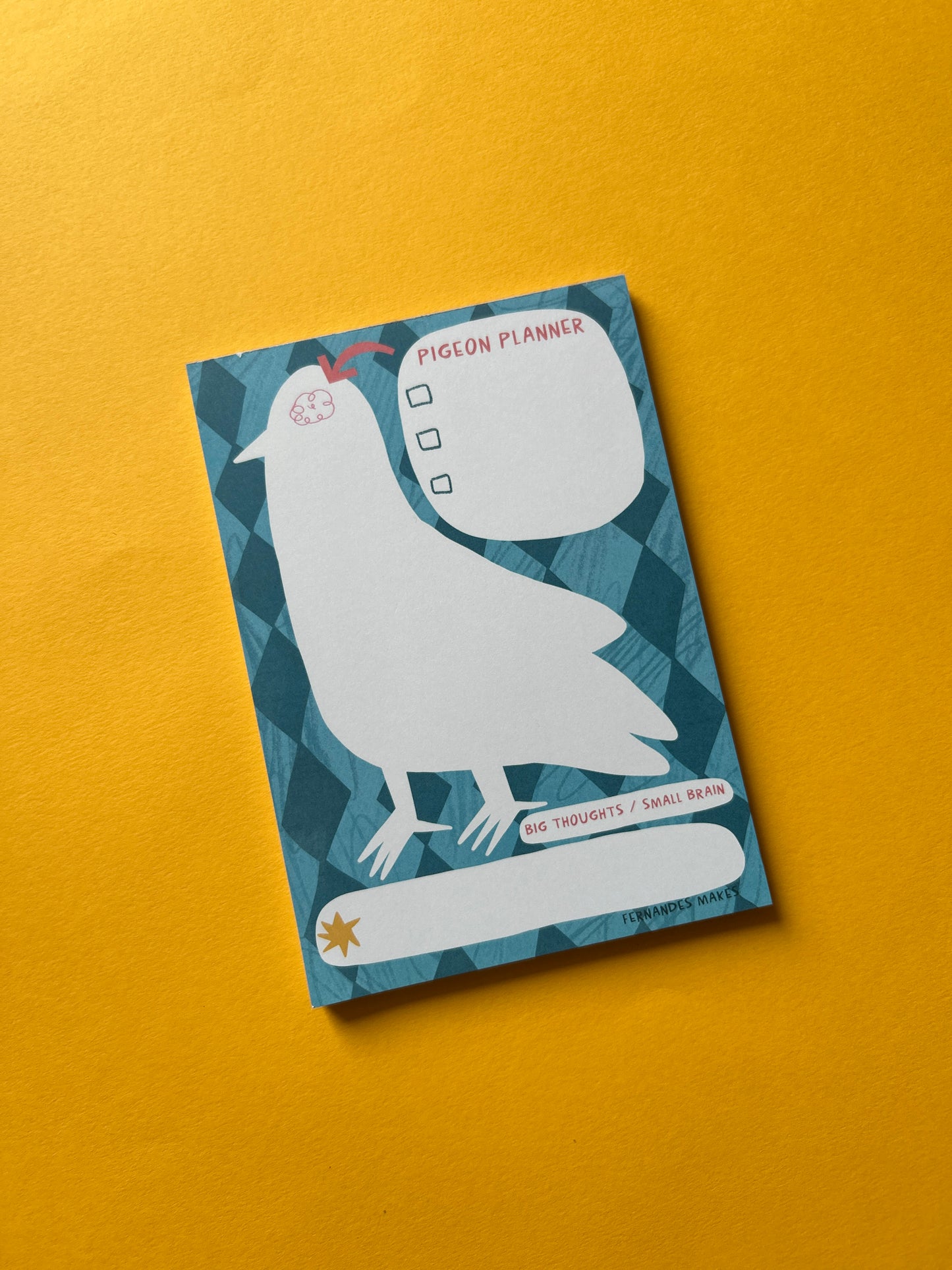 Pigeon Planner A5 Notepad