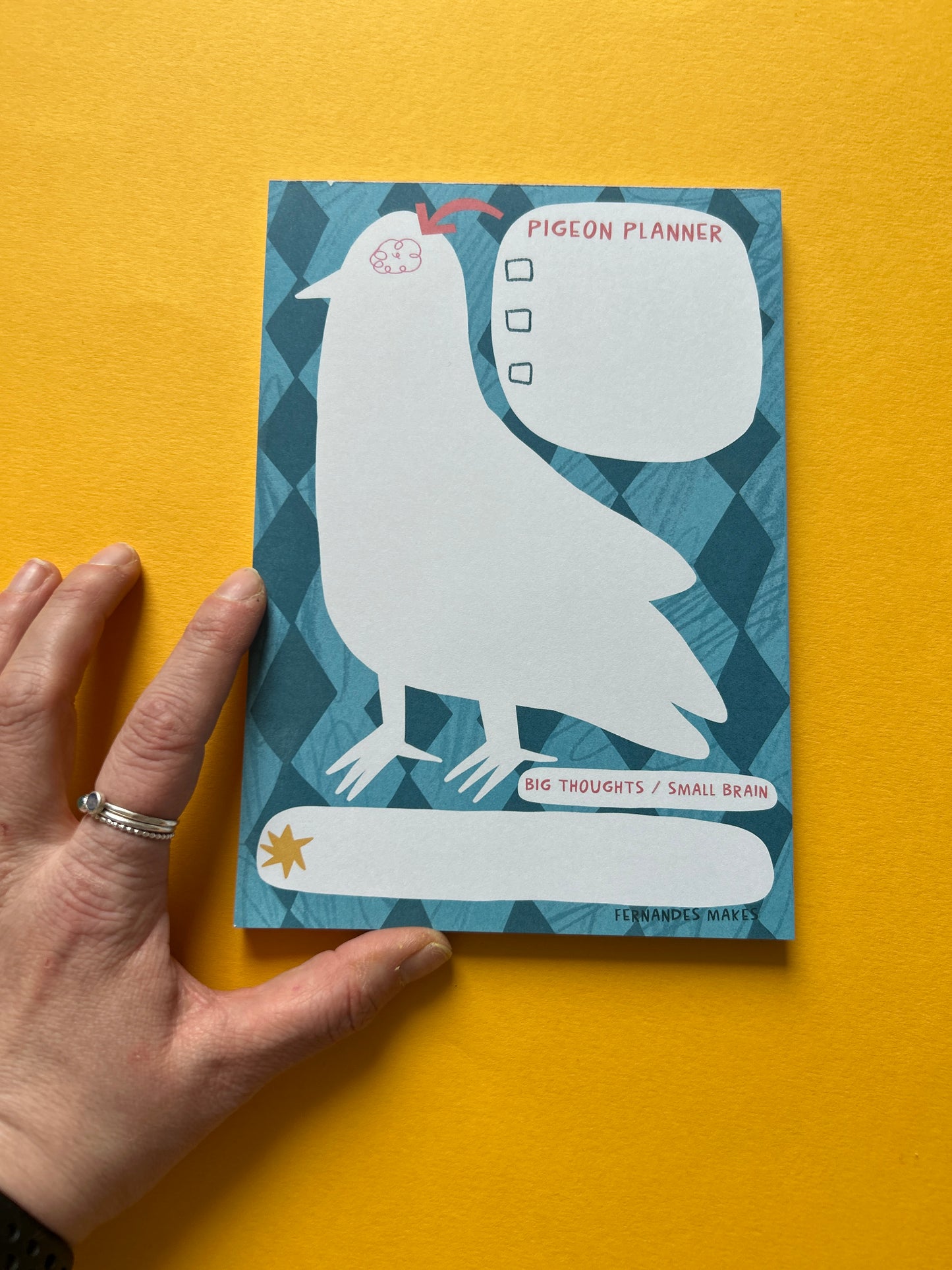 Pigeon Planner A5 Notepad