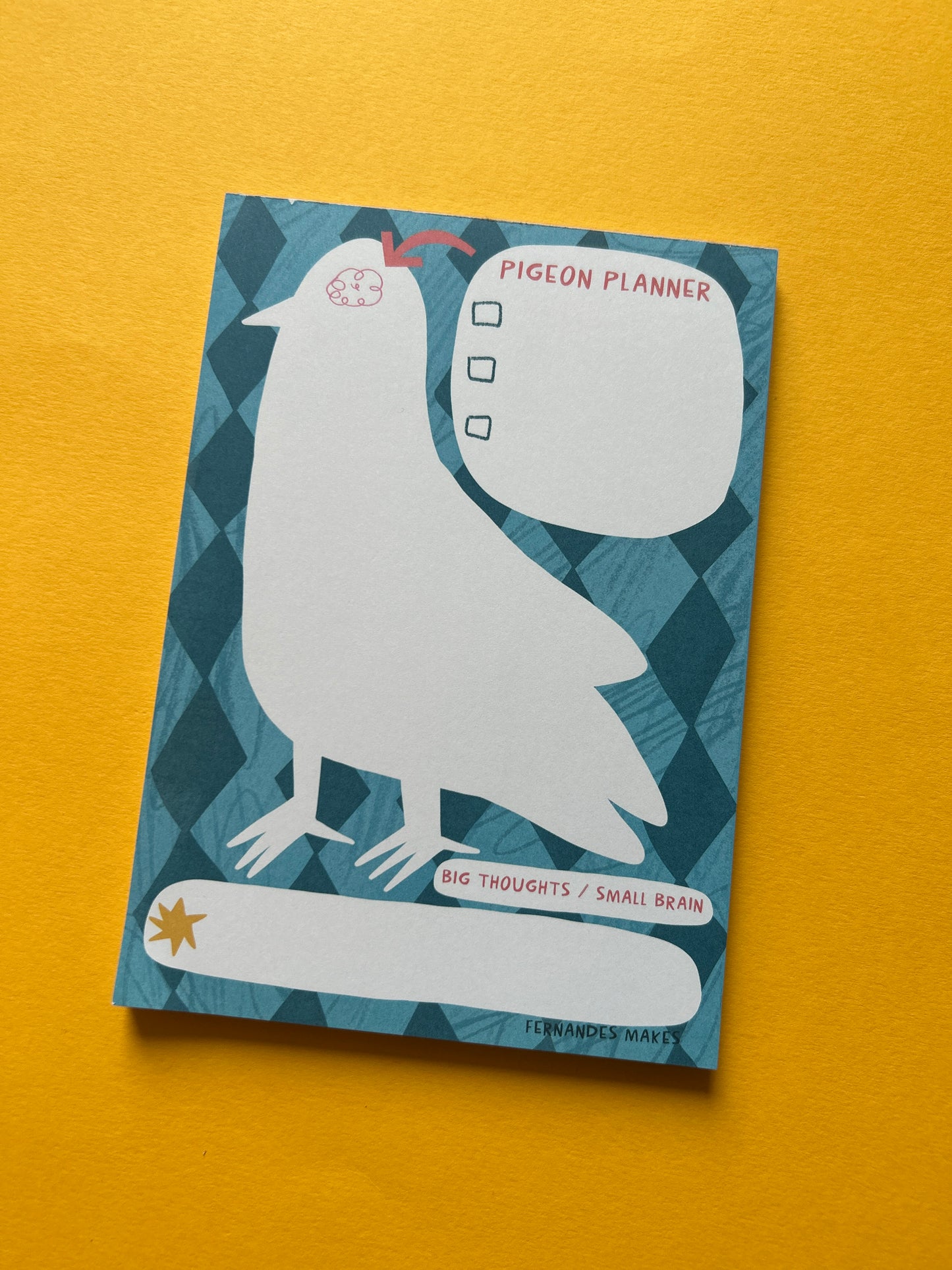 Pigeon Planner A5 Notepad