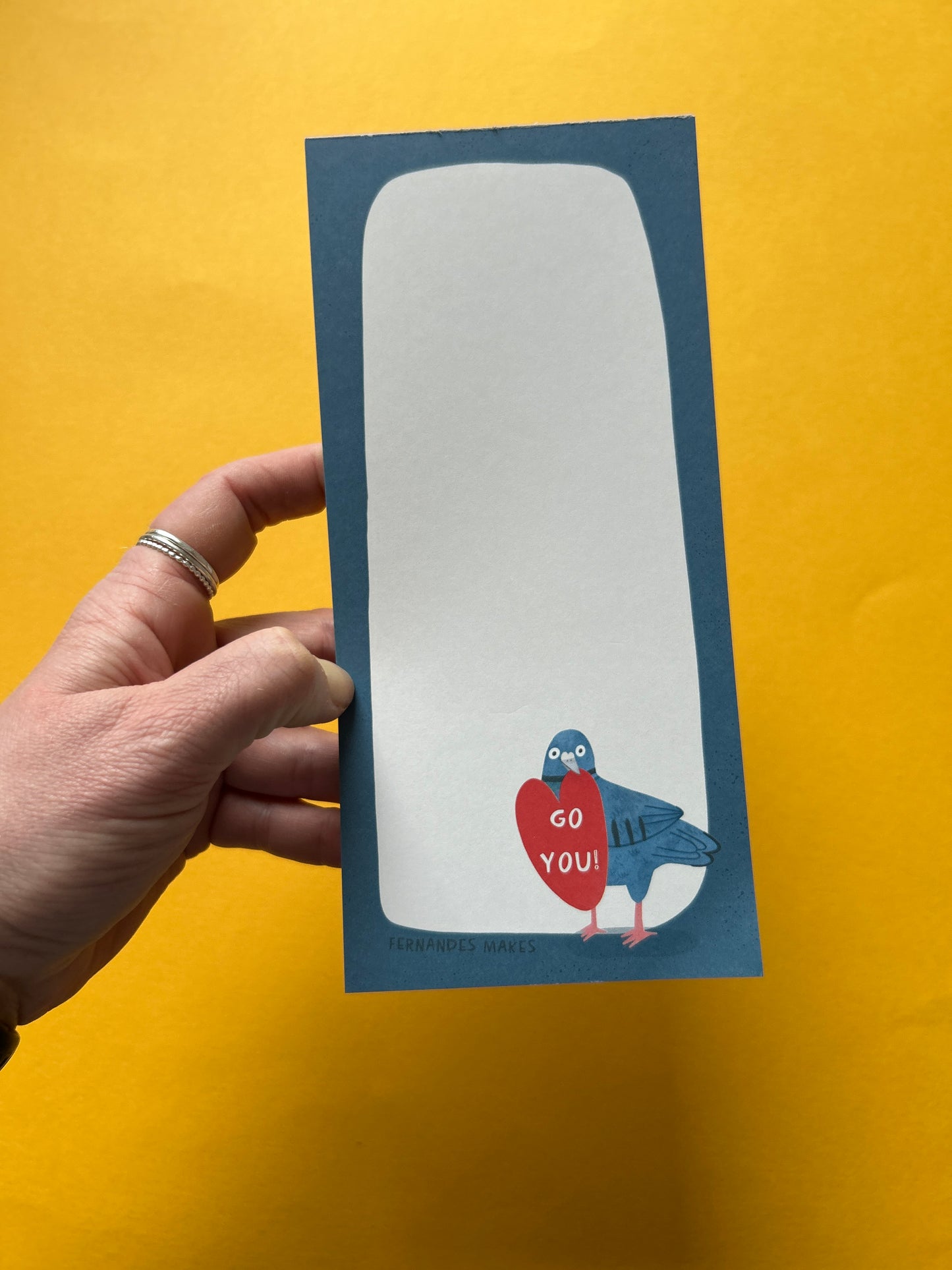 Go You! Pigeon DL Notepad