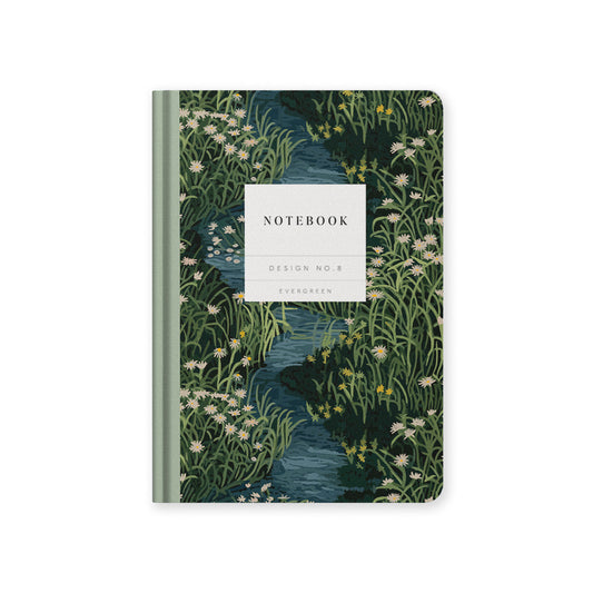 Design No.8 Marsh Daisies Premium Hardback Notebook (A5) (13122)