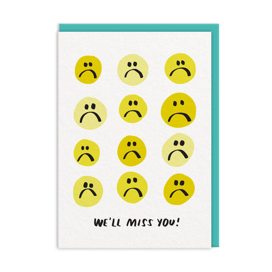 We'll Miss You Greeting Card (12419)
