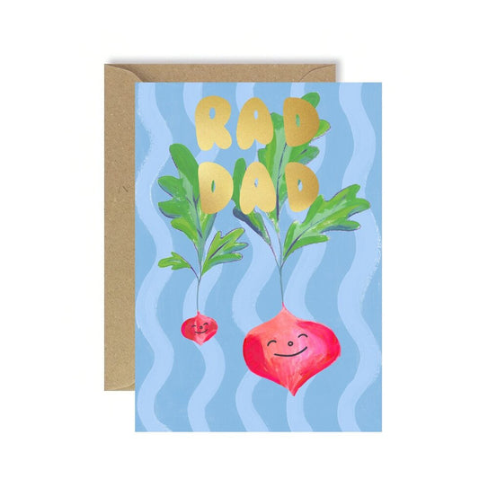 Rad Dad (Foiled) Greeting Card