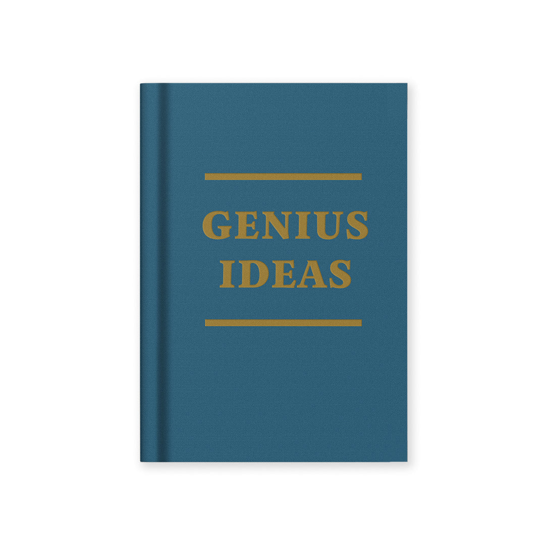 Genius Ideas Fabric Hardback Notebook (A7) (13274)