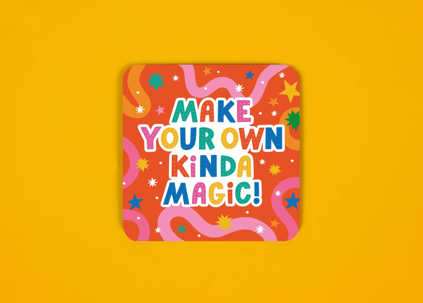 Own Kinda Magic Coaster by Dotty Black