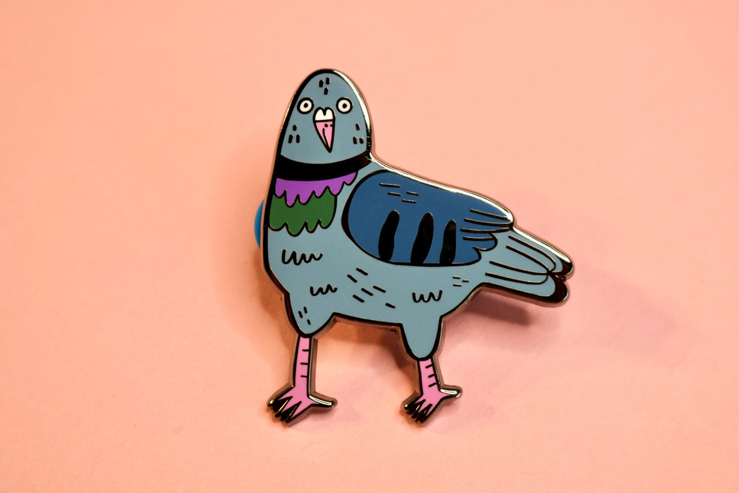 Derpy Pigeon Enamel Pin