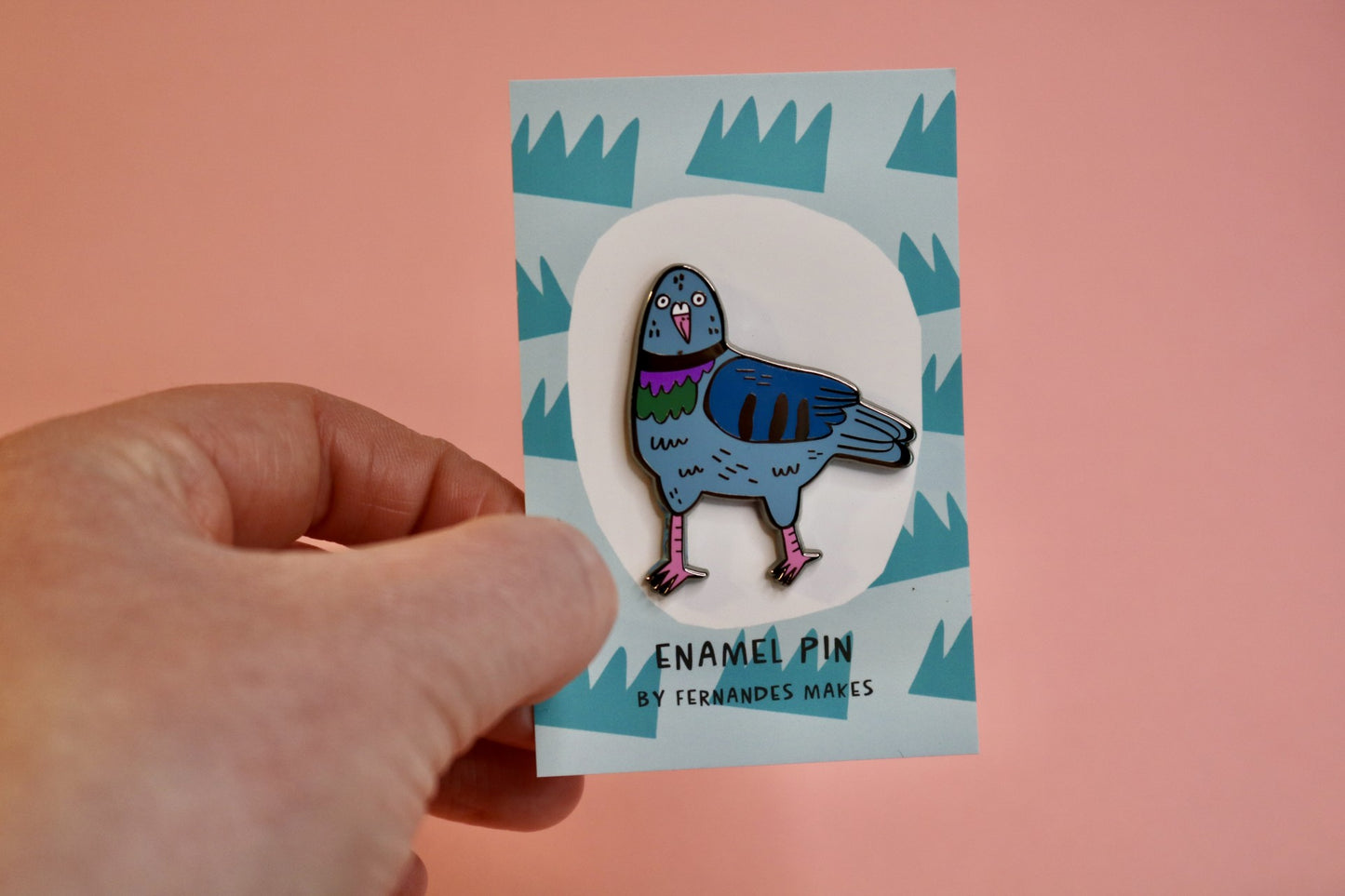 Derpy Pigeon Enamel Pin