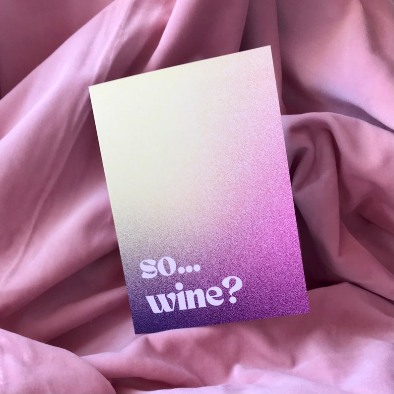 So... Wine? Card