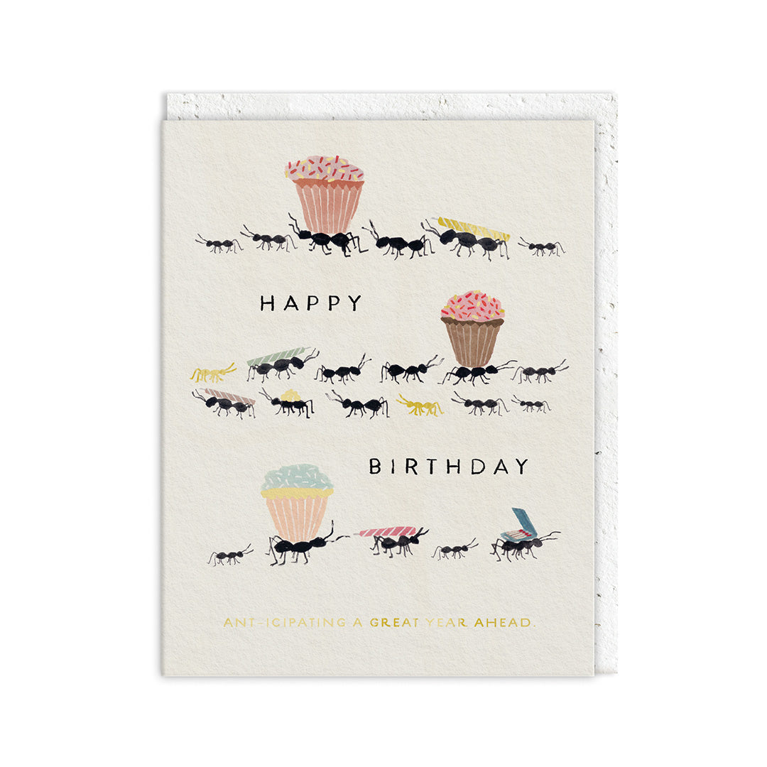 Ant-icipating a Great Year Greeting Card (12880)