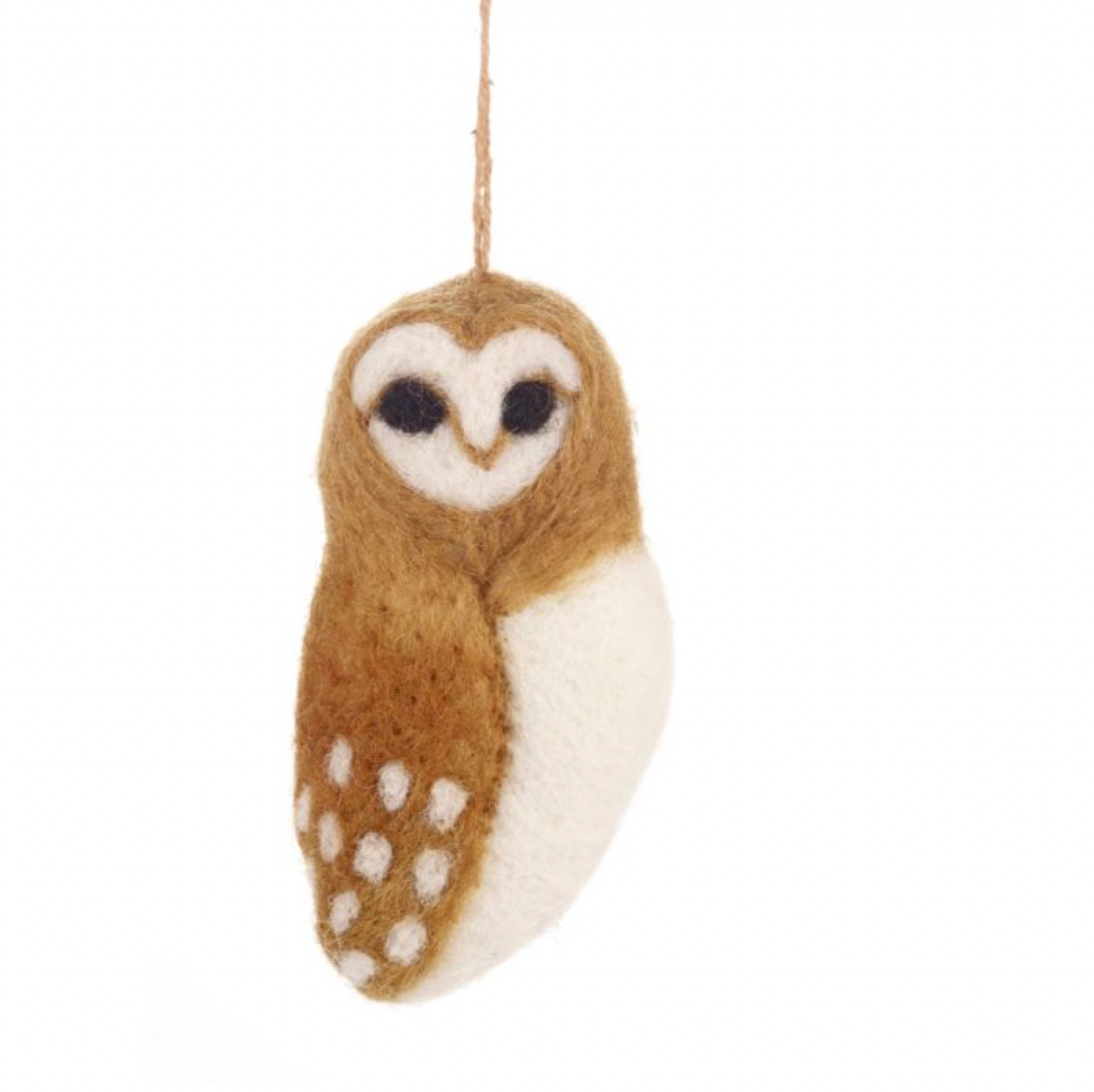 Barn Owl Decoration by Felt So Good