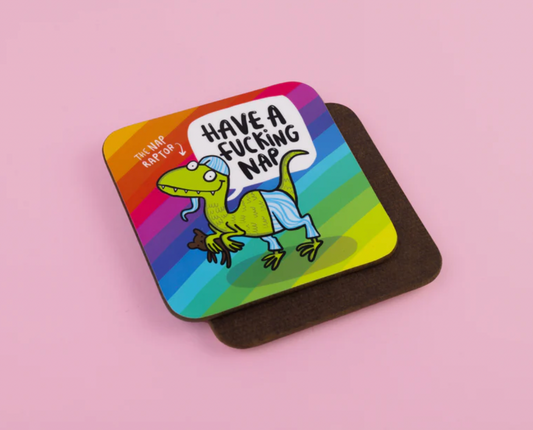 Nap Raptor Coaster by Katie Abey