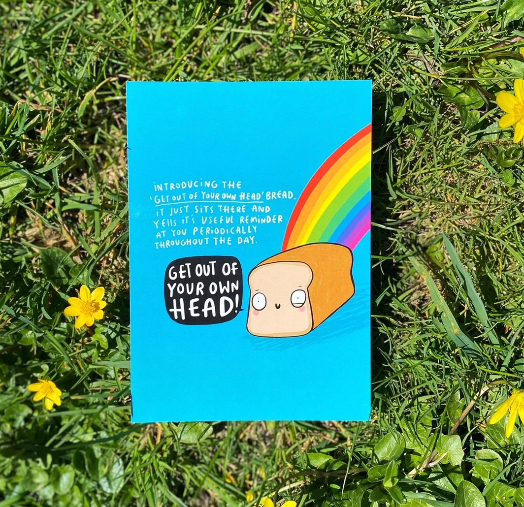 Head Bread Postcard by Katie Abey - KA03