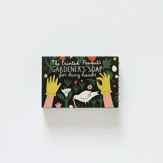 Gardener's Poppyseed & Peppermint Soap Bar by The Printed Peanut