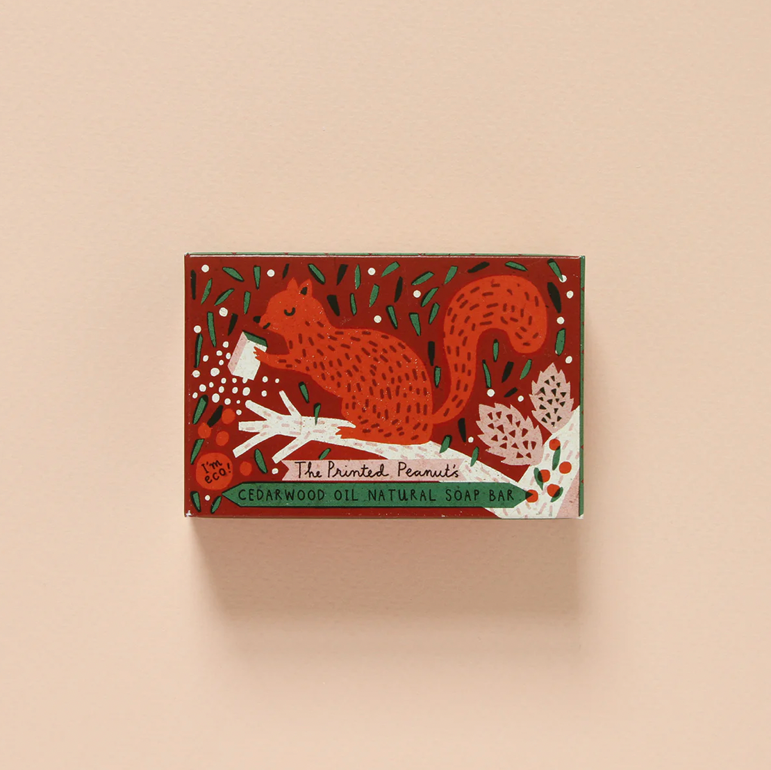 Cedarwood Soap Bar by The Printed Peanut