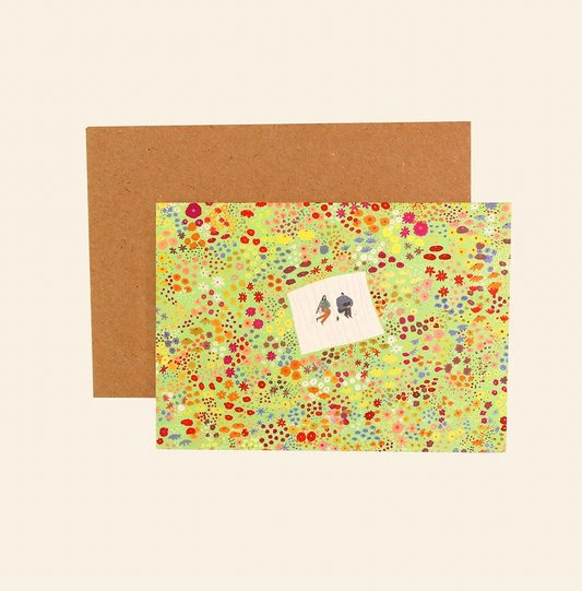 Field of Dreams Love Card by Little Black Cat