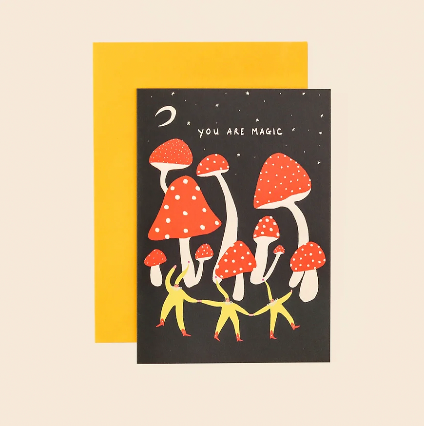 You Are Magic Greeting Card by Little Black Cat