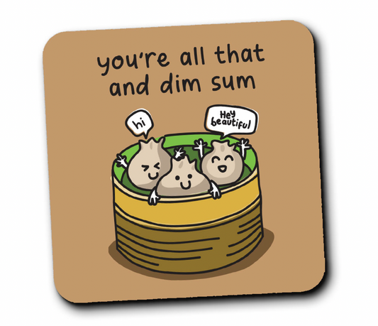 All That, Dim Sum Coaster by The Playful Indian