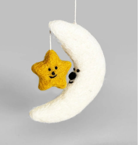 Moon & Star Decoration