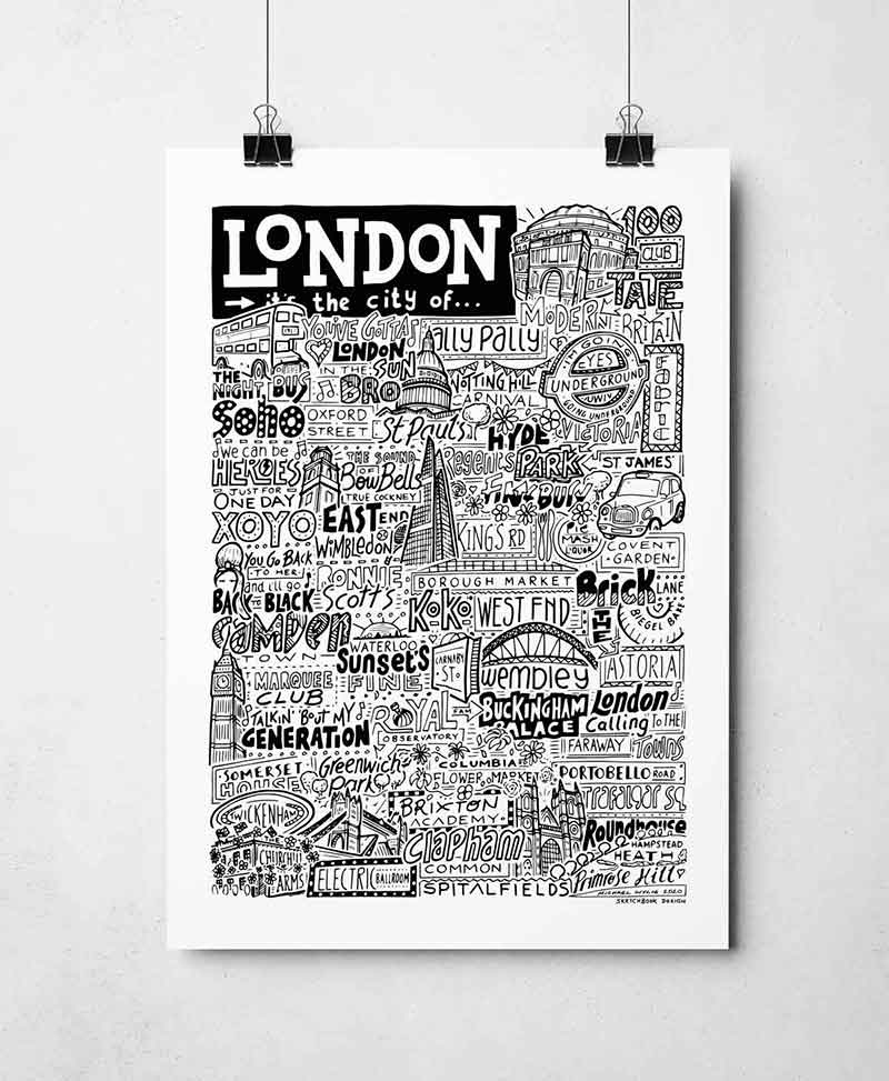 London Landmarks By Sketchbook Design