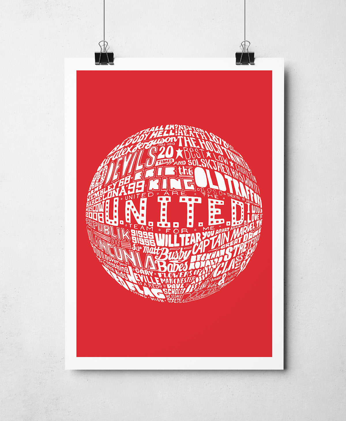 Manchester United By Sketchbook Design