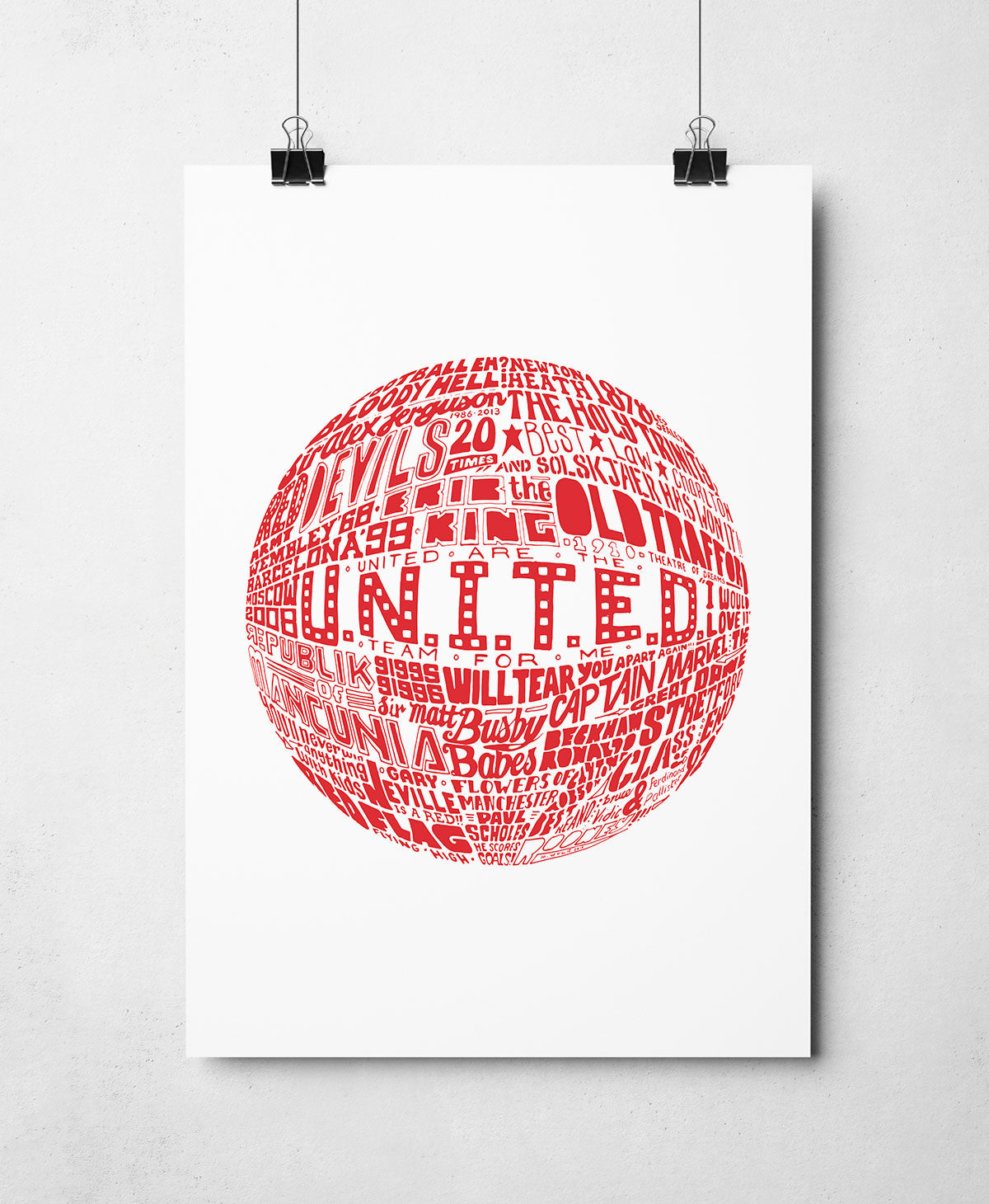 Manchester United By Sketchbook Design