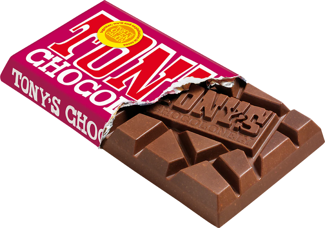 Tony's Milk Caramel Biscuit Chocolate Bar