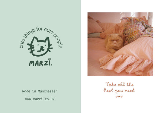 Take All The Rest You Need Cat Greeting Card