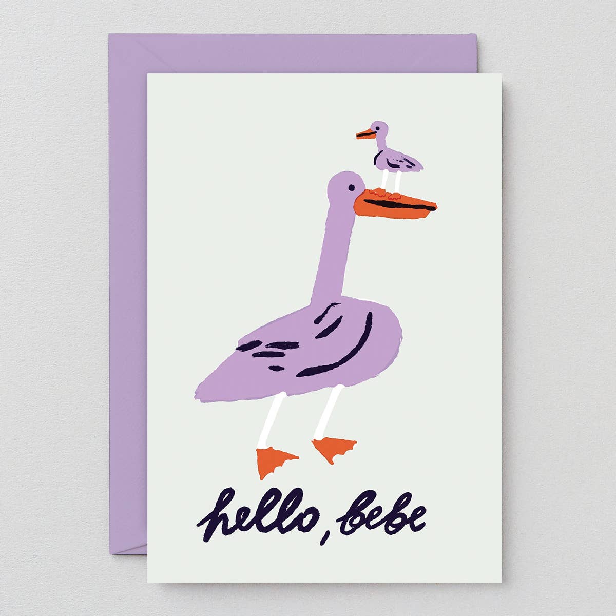 Hello, Bebe Greetings Card