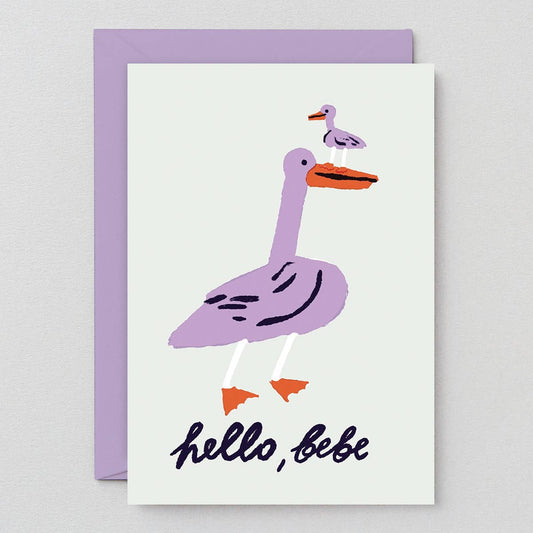 Hello, Bebe Greetings Card