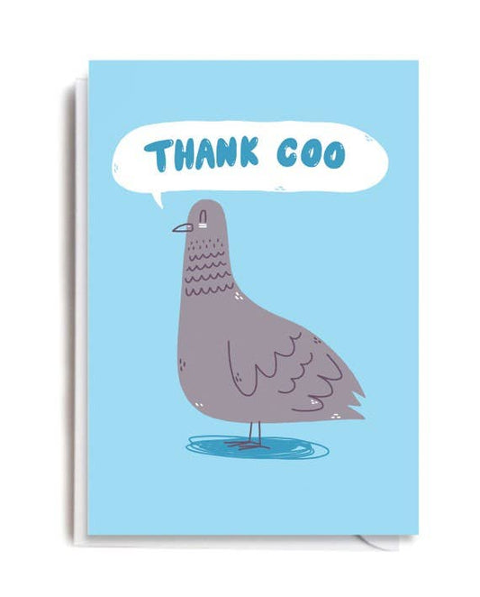 Thank Coo Pigeon Card