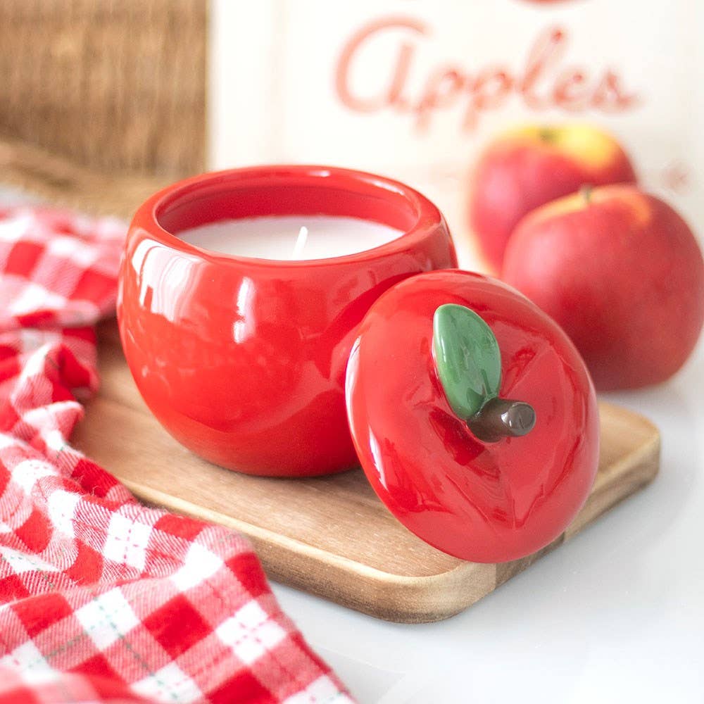 Apple Shaped Scented Candle Jar