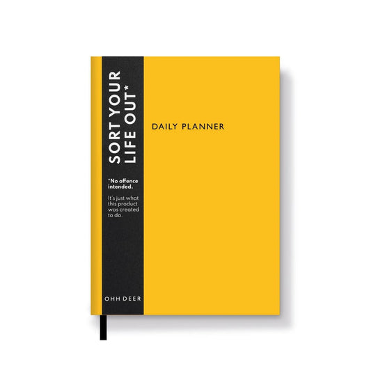 Neon Amber Daily Planner (Undated)