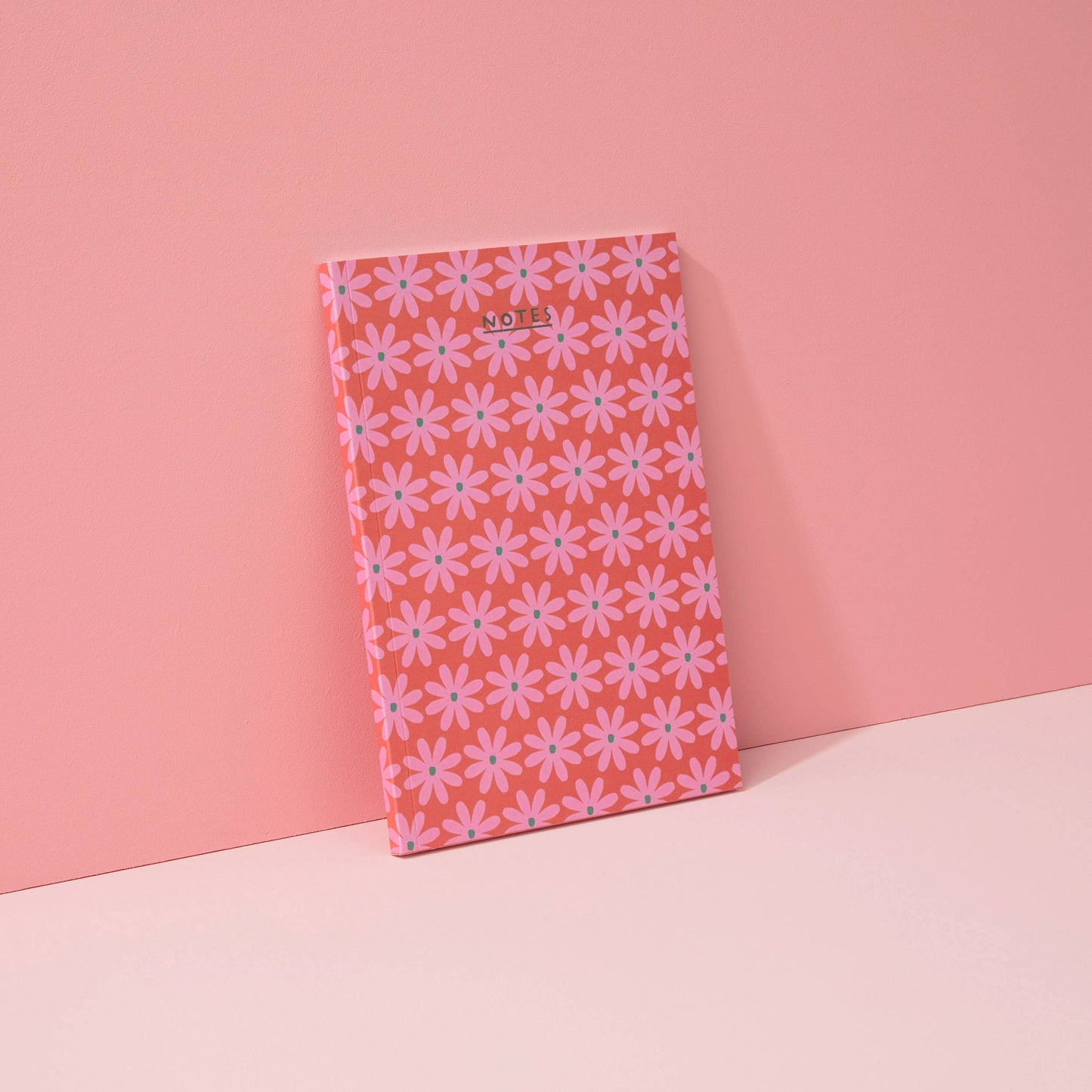 Orange Flowers A5 Notebook