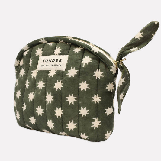 Fern / Quilted Zip Pouch | Cosmic