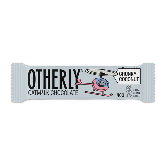 Oatm*lk Chocolate Coated Coconut Bar // Vegan // 40g