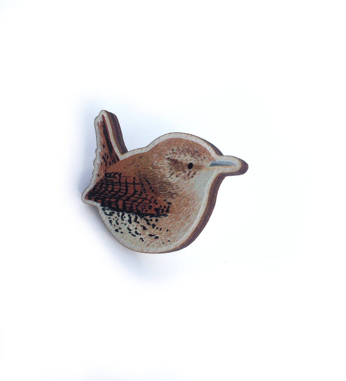 Wren Wooden Pin